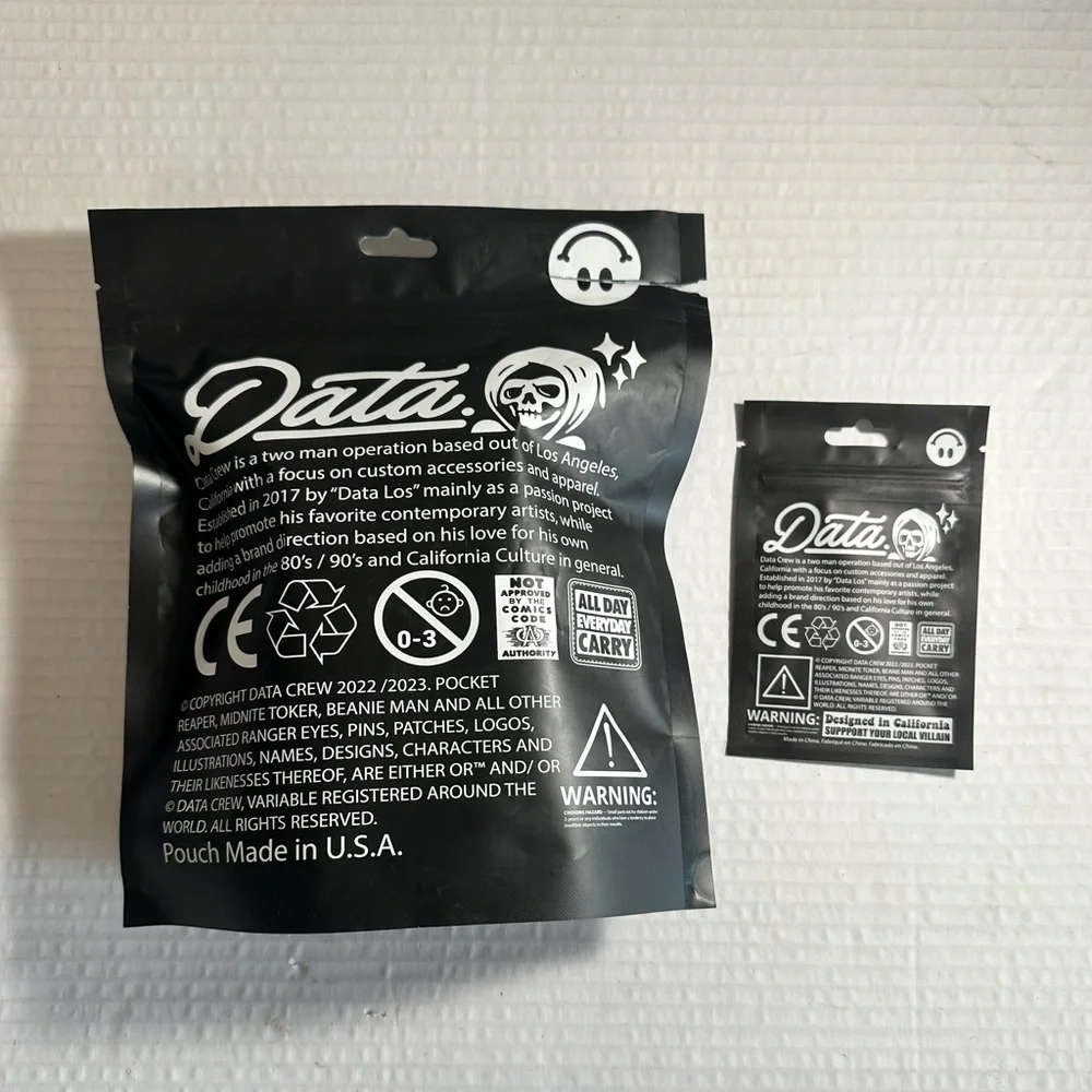 Data Crew What-A-Slider 001 Canvas Rare Snozzberry‎ Colorway EDC Pouch W/ Patch